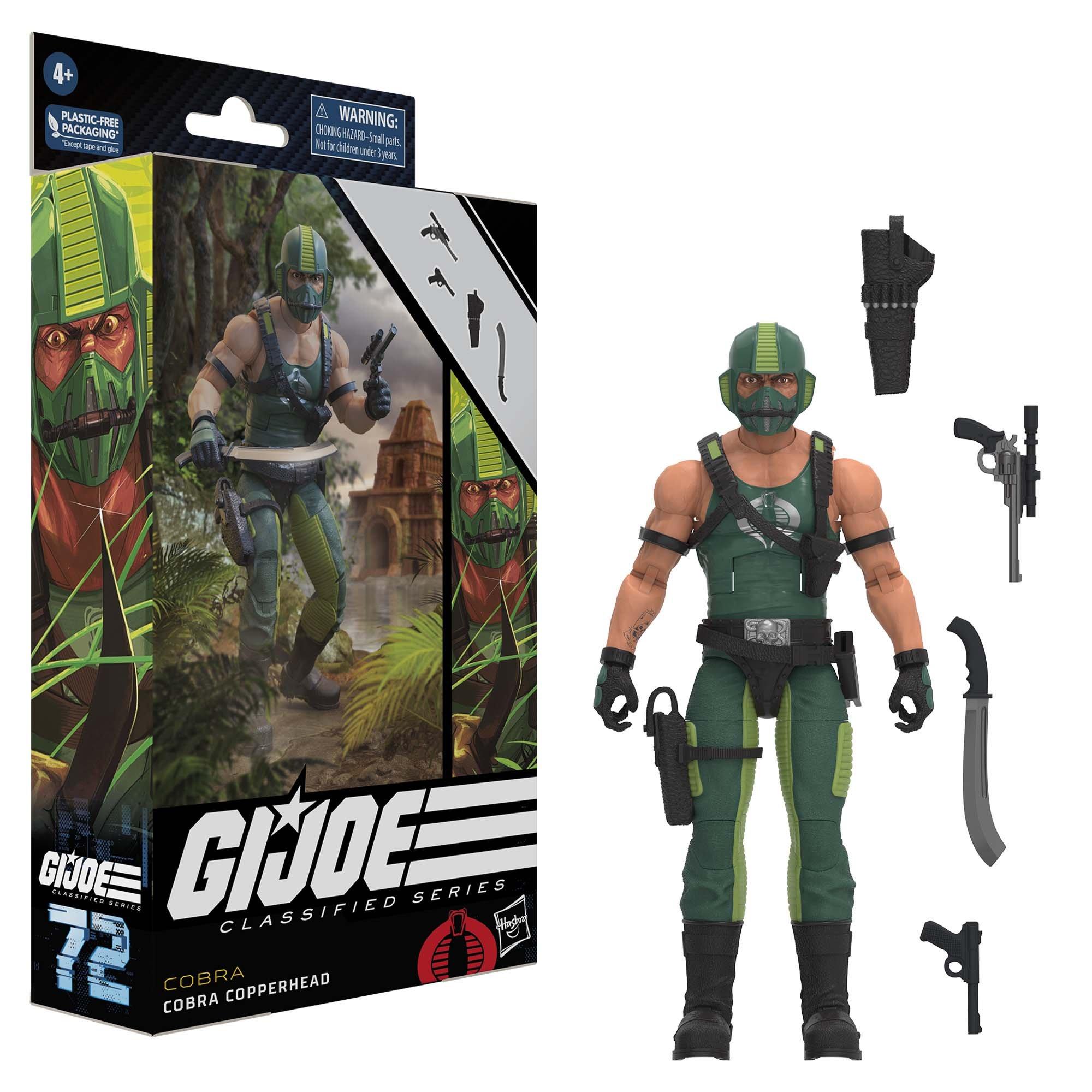 Hasbro G.I Joe Classified Series Cobra Copperhead 6-in Action