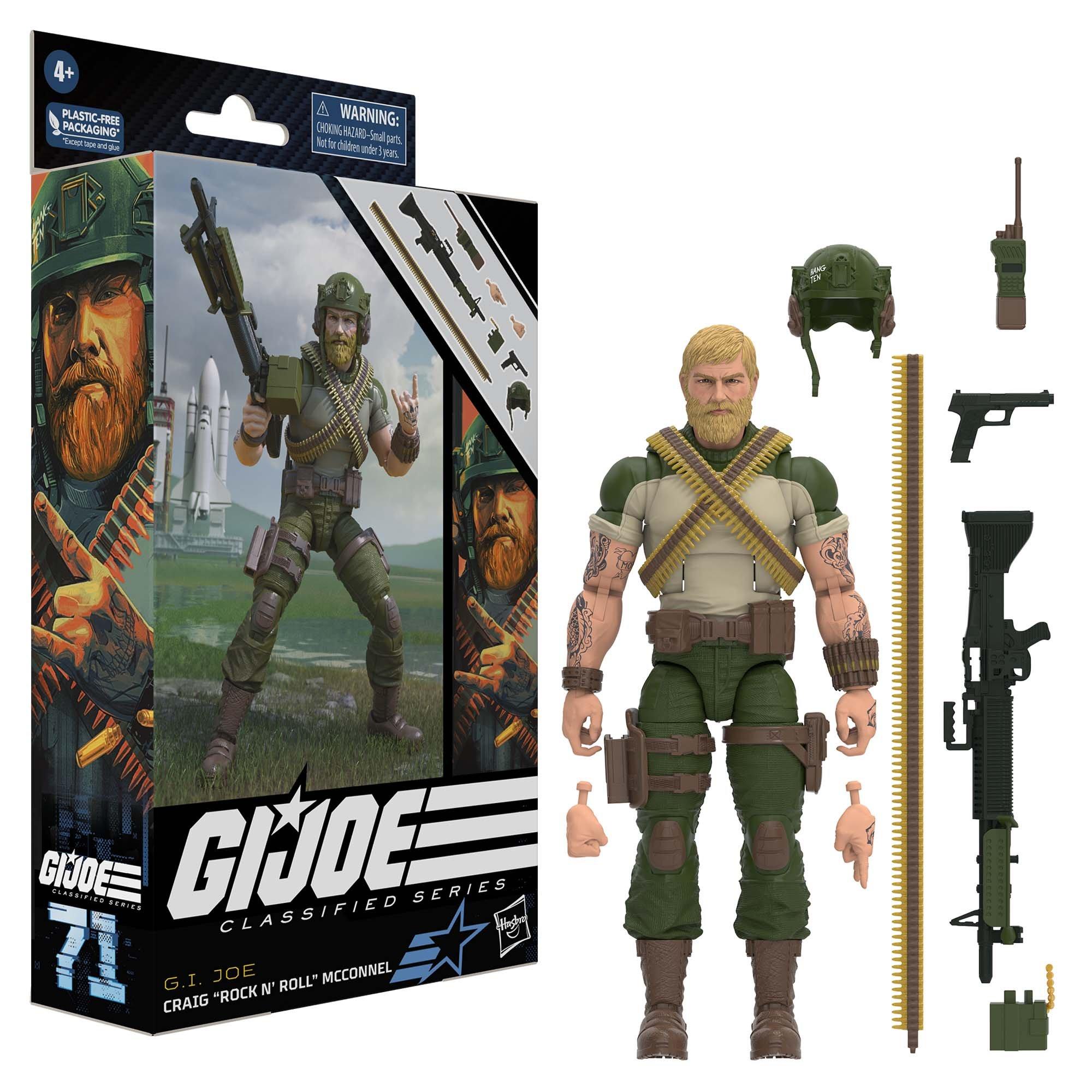 Hasbro G.I Joe Classified Series Craig (Rock N Roll) McConnel 6-in