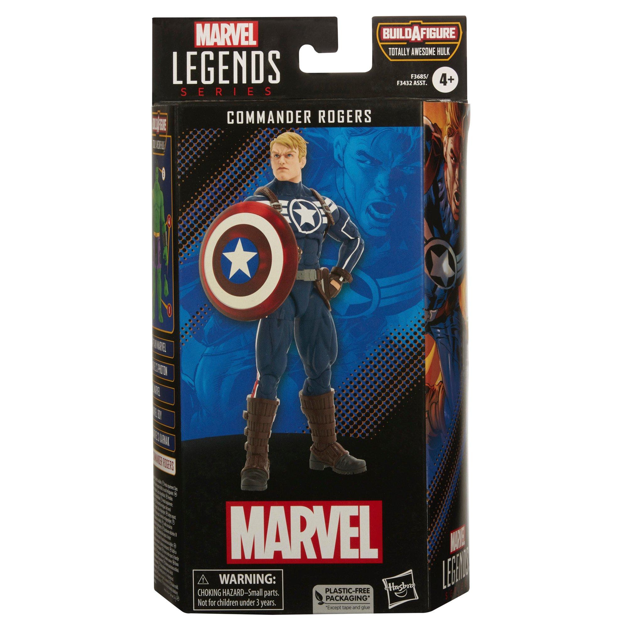 Hasbro Marvel Legends Series Commander Rogers 6-in Action Figure
