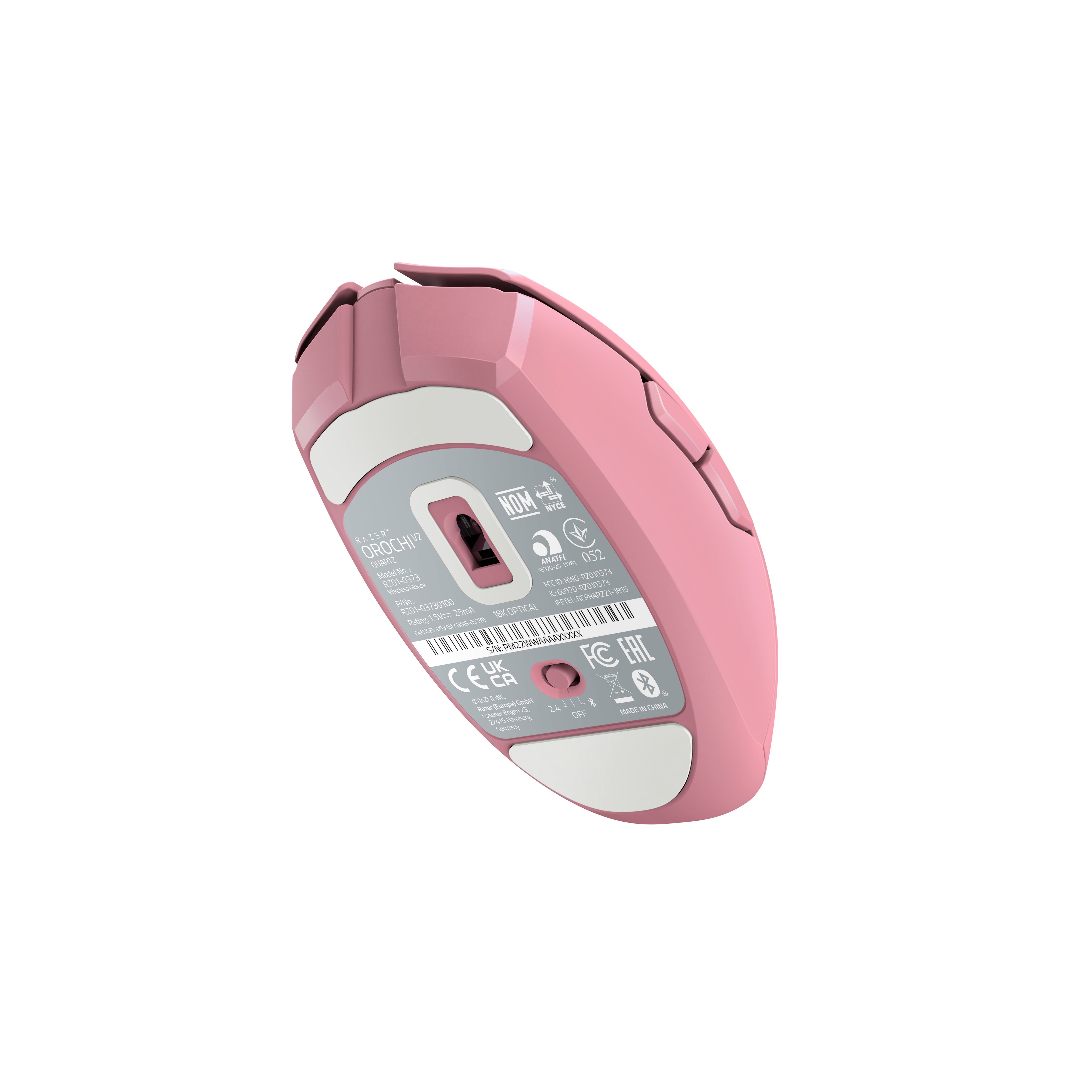 Razer Orochi V2 Wireless Gaming Mouse Quartz Edition