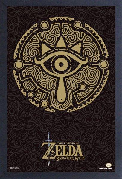 THE LEGEND OF ZELDA LINKS AWAKENING SWITCH GAMESTOP 2 SIDED POSTER 11X17