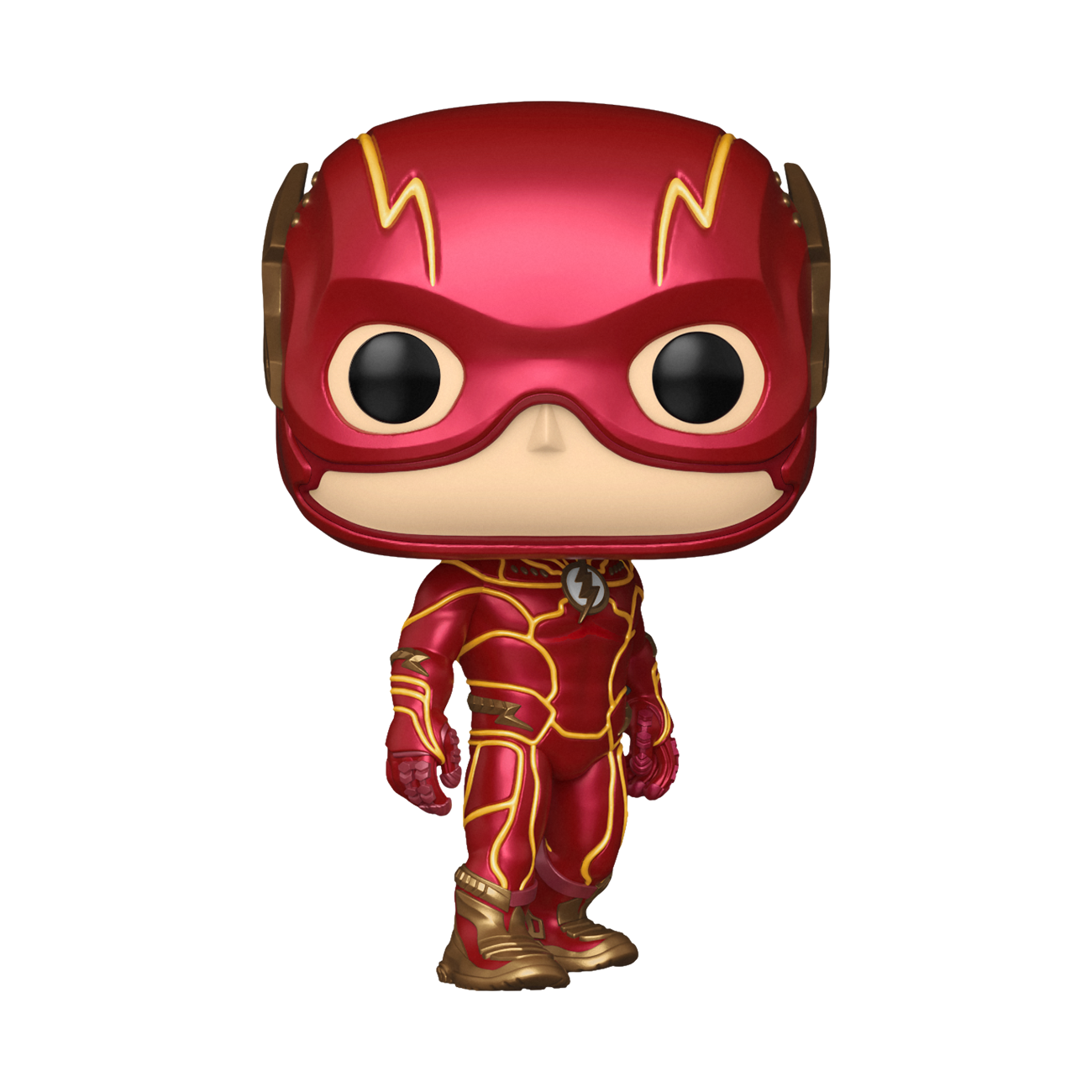 Funko POP! Movies: The Flash -The Flash (Metallic Suit) 4-in Vinyl Figure  GameStop Exclusive