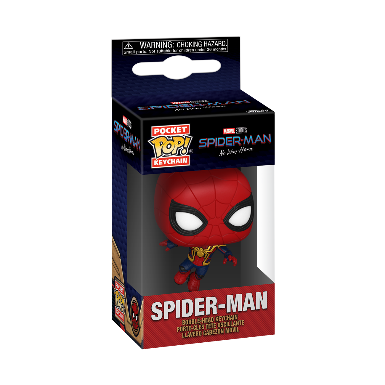 Funko Pocket POP! Spider-Man: No Way Home Leaping Spider-Man 4-in Vinyl  Figure Keychain