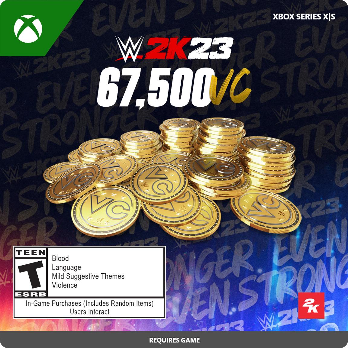 Take-Two Interactive WWE 2K23: 67,500 Virtual Currency Pack - Xbox Series X/S