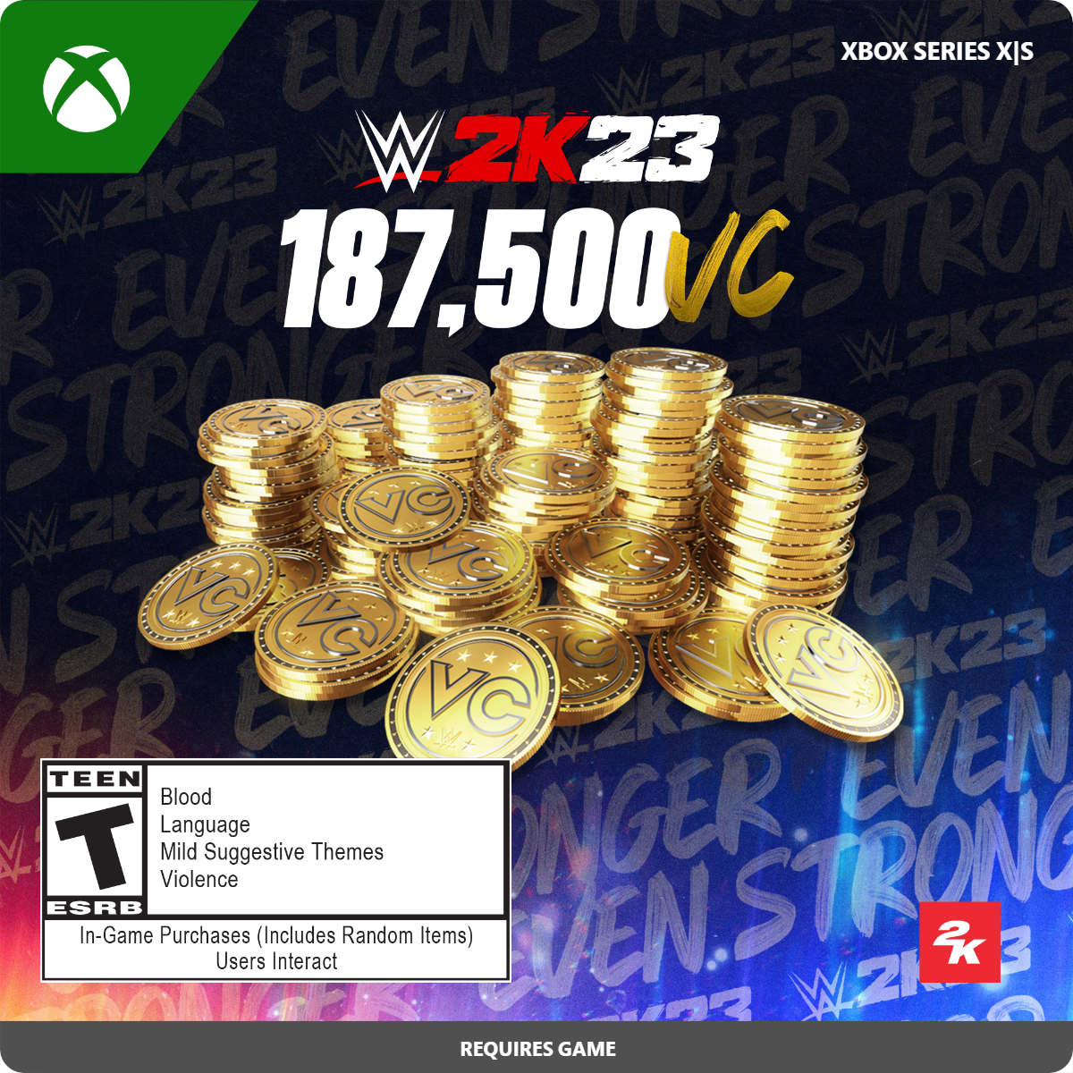 WWE 2K23: Virtual Currency Pack - Xbox Series X/S 187,500