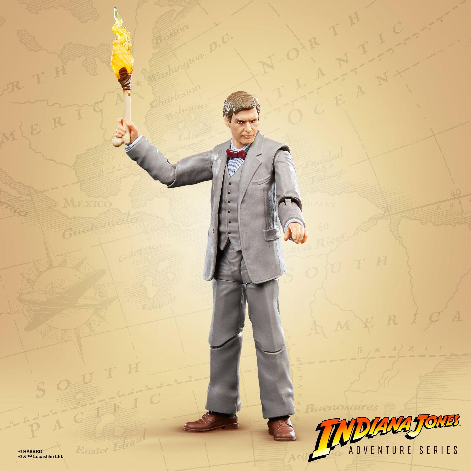 Hasbro Indiana Jones Adventure Series Indiana Jones (Professor) 6-in Action Figure