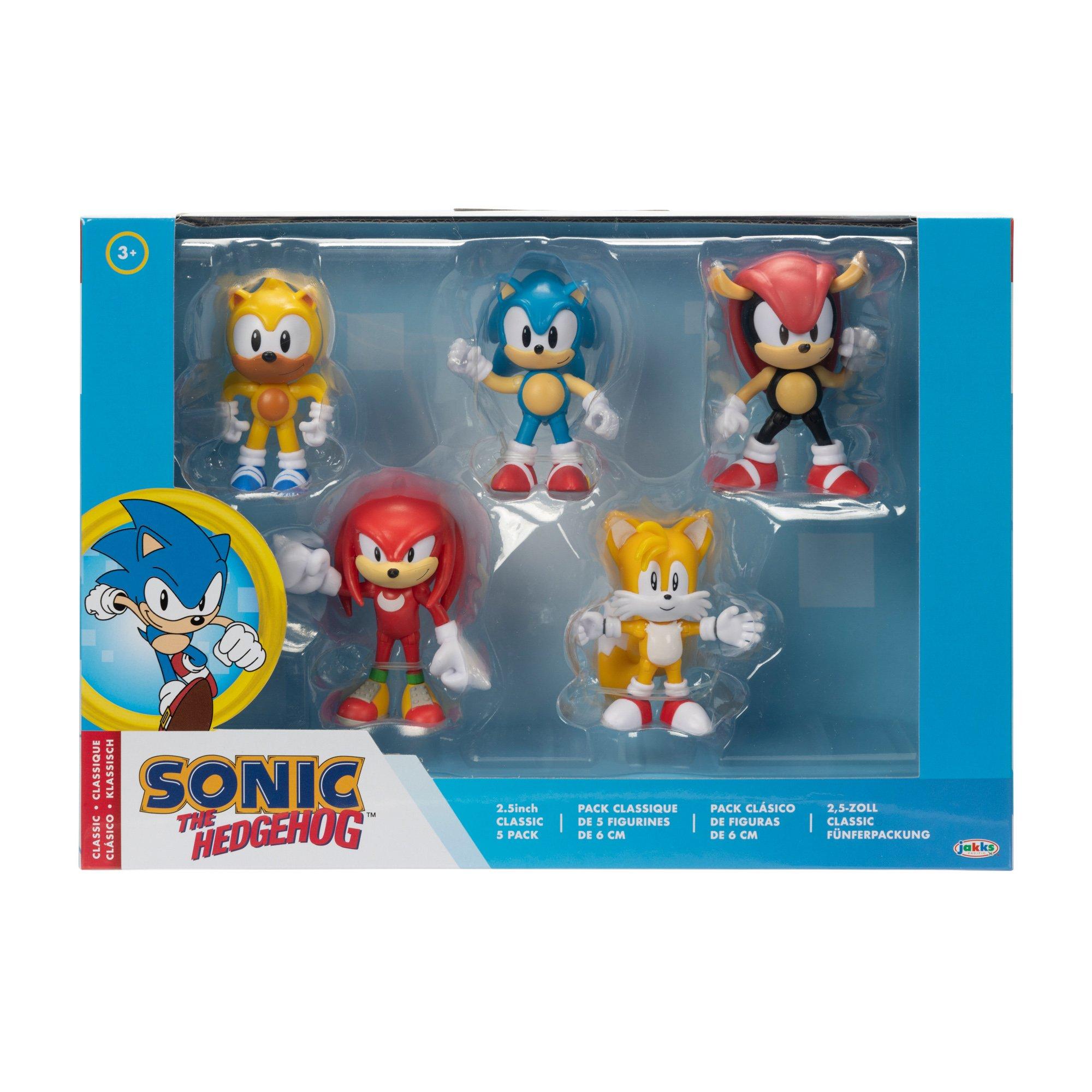 Sonic The Hedgehog 2.5-in Classic Figure Set 5-Pack