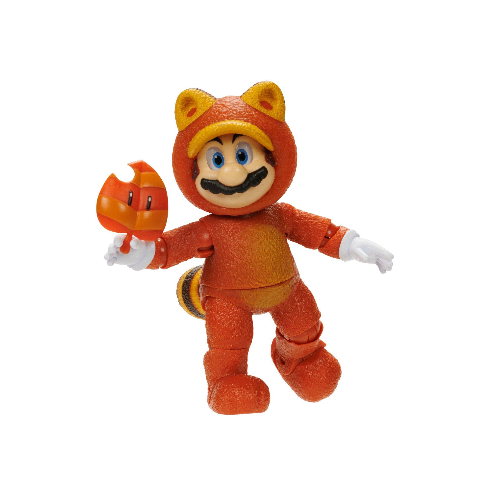 Jakks Pacific The Super Mario Bros Movie Tanooki Mario 5 In Figure Gamestop 0920