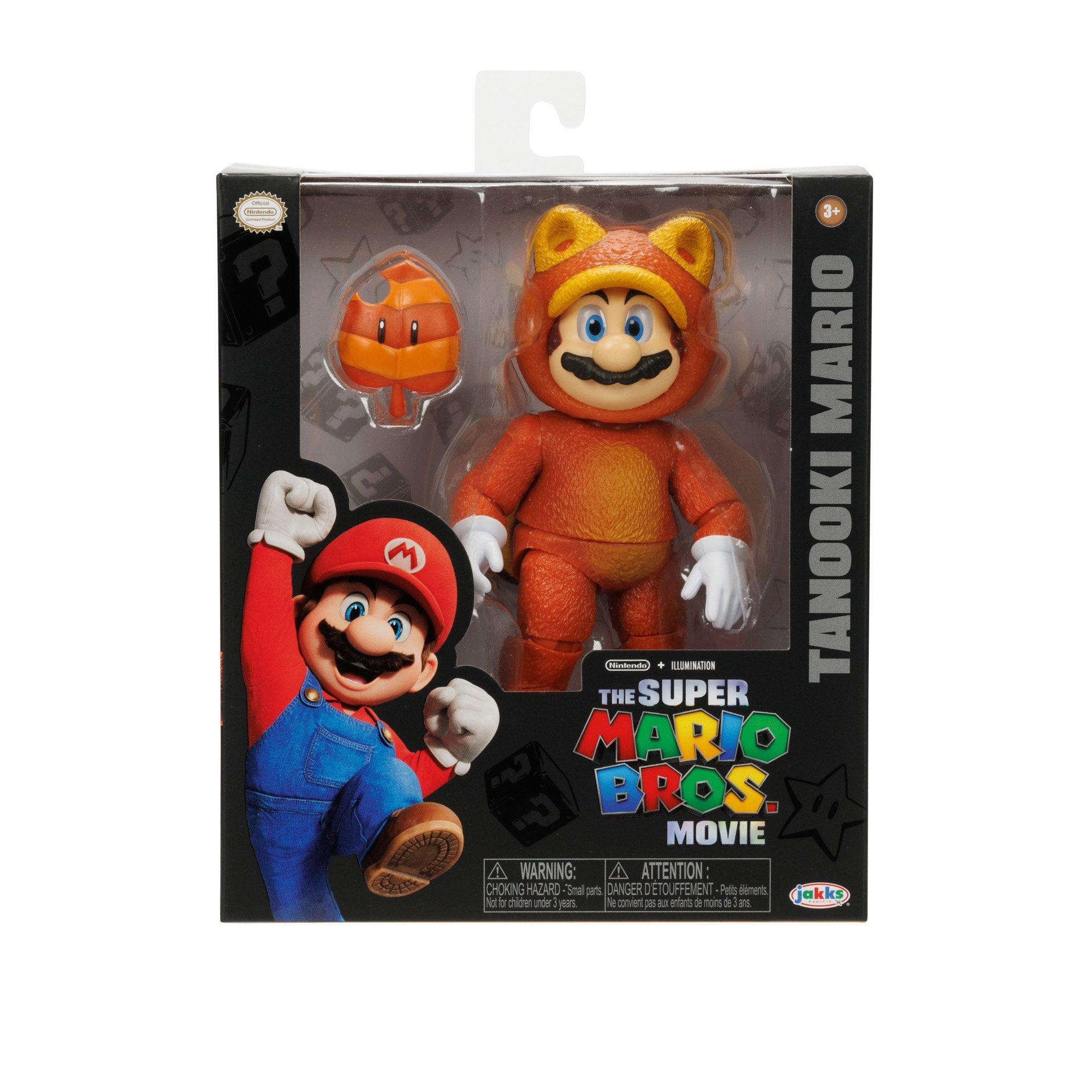 Jakks Pacific The Super Mario Bros. Movie Tanooki Mario 5-in Figure