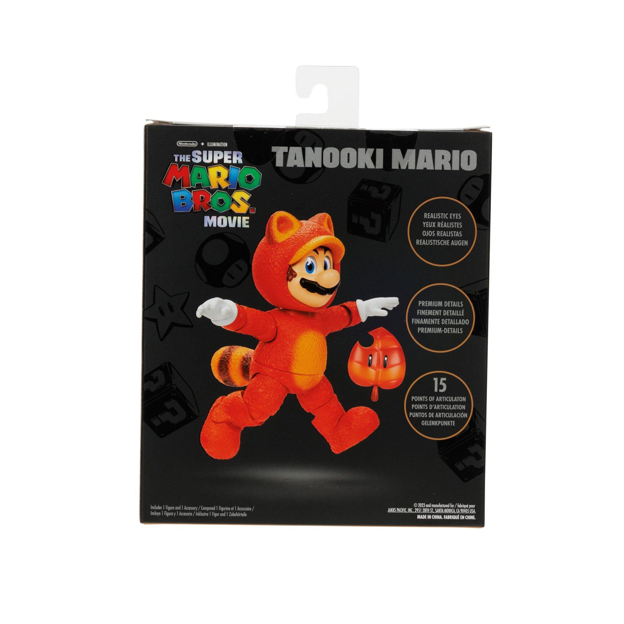 Jakks Pacific The Super Mario Bros. Movie Tanooki Mario 5-in Figure