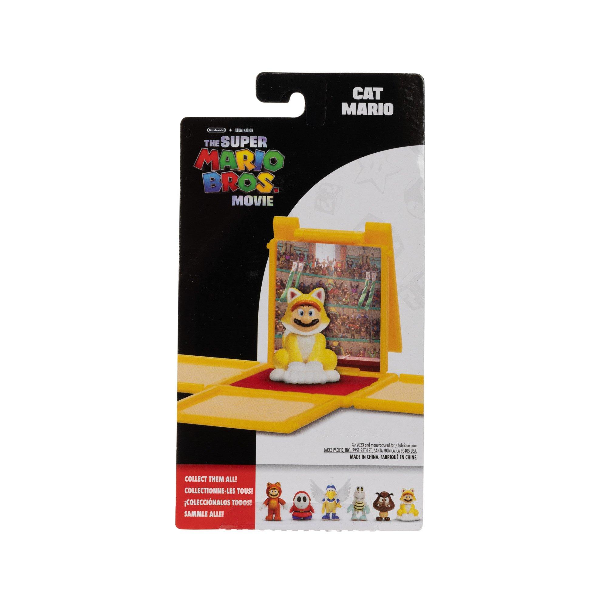 Super Mario Brothers Cat Mario 4 Boxed Action Figure Nintendo