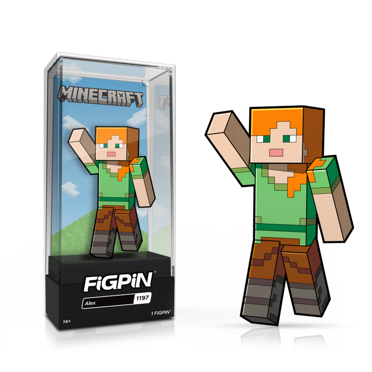 FiGPiN Minecraft Alex 3-in Collectible Enamel Pin