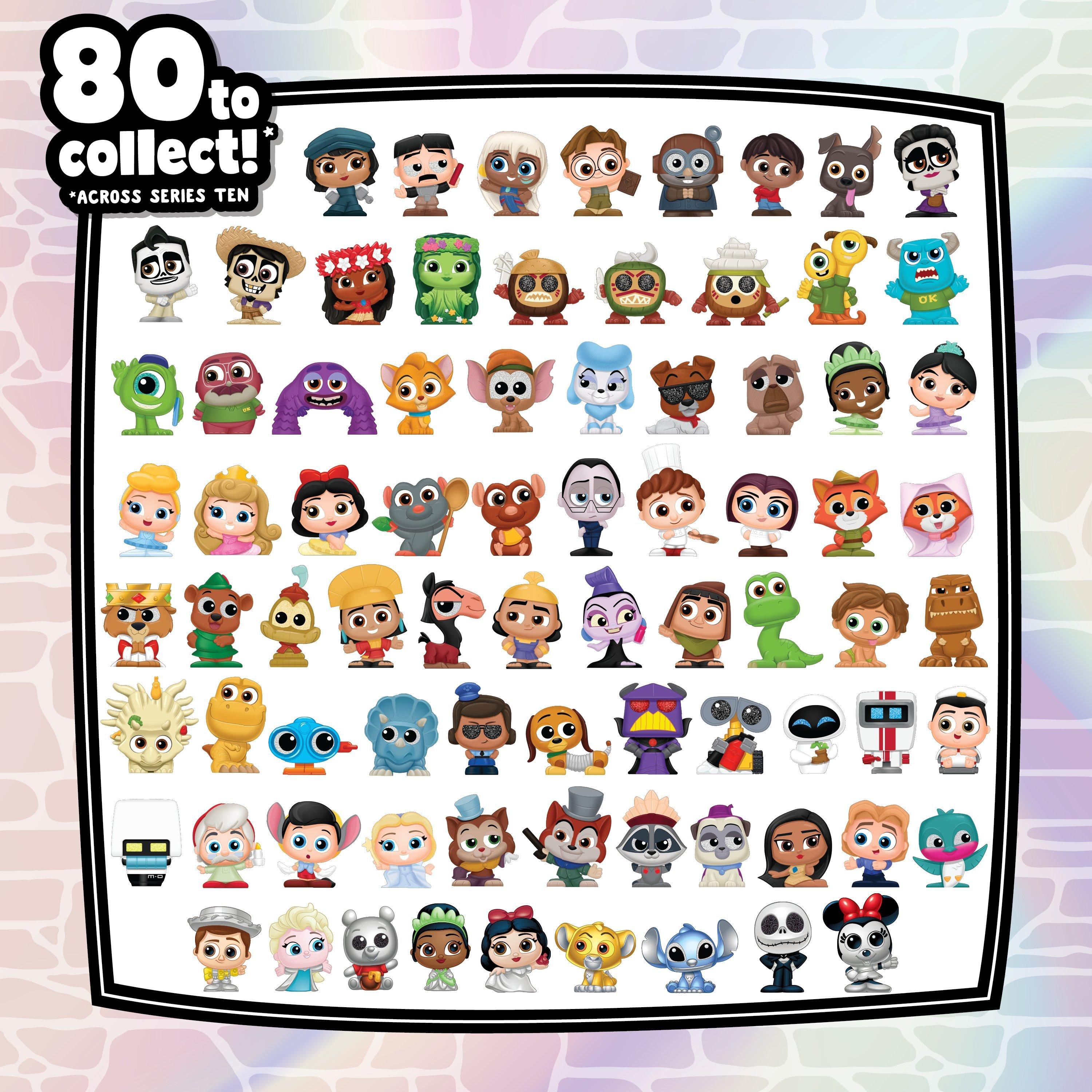 Behind every door, a surprise is in store with Disney Doorables! Disney  Doorables Series 10 includes a total of 80 characters to collect