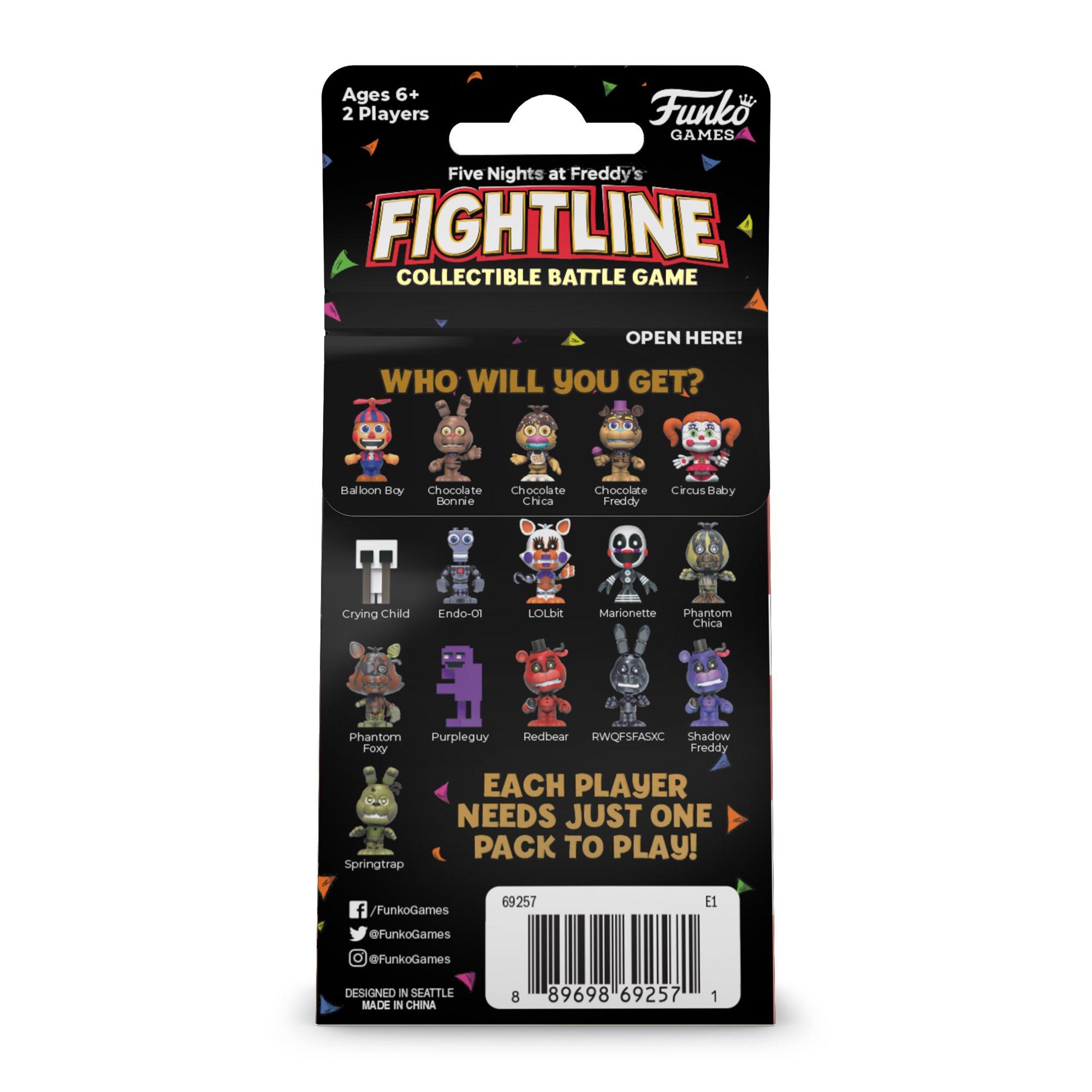 Funko Games Five Nights at Freddy's FightLine Collectible Battle Game Character Pack (Styles May Vary)