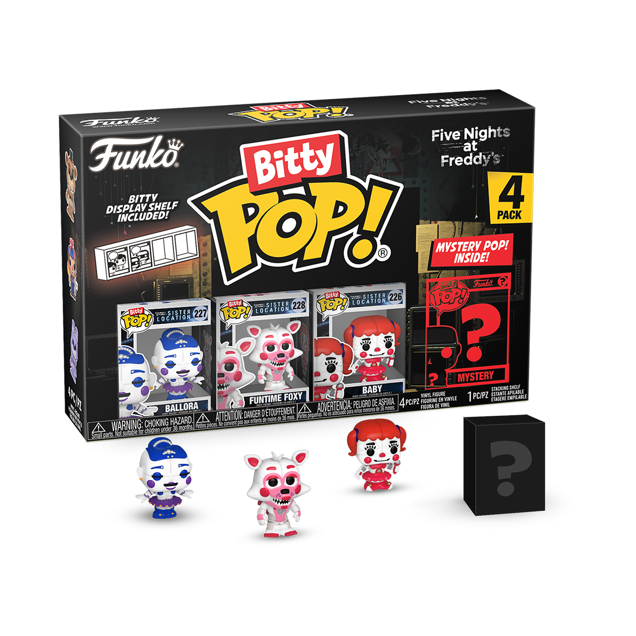  Funko Five Nights at Freddy's Funtime Foxy Plush, 6 : Toys &  Games