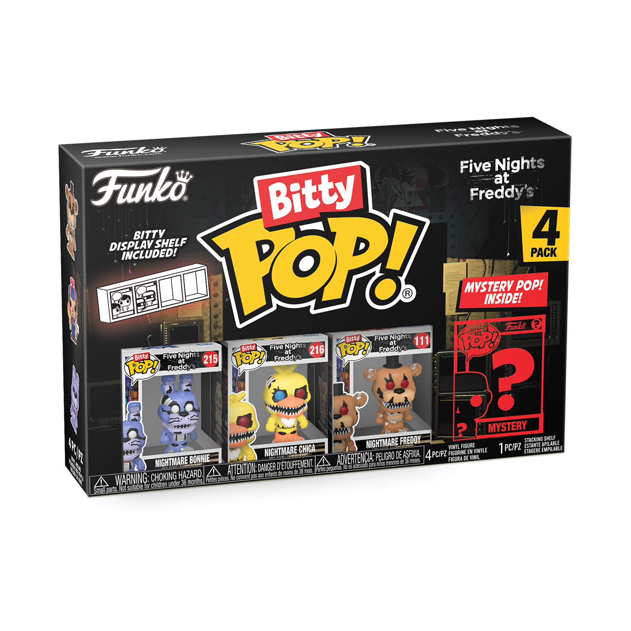 Funko Bitty Pop FIVE NIGHTS AT FREDDYS FNAF COLLECTION *YOU PICK* Chase  Rare Set