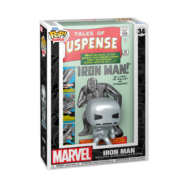 Funko POP! Comic Cover: Marvel Iron Man - Tales of Suspense Issue 39 3.9-in Action Figure