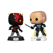 Funko POP! Star Wars: Clone Wars Darth Maul vs Pre Vizsla 2-Pack GameStop Exclsuive