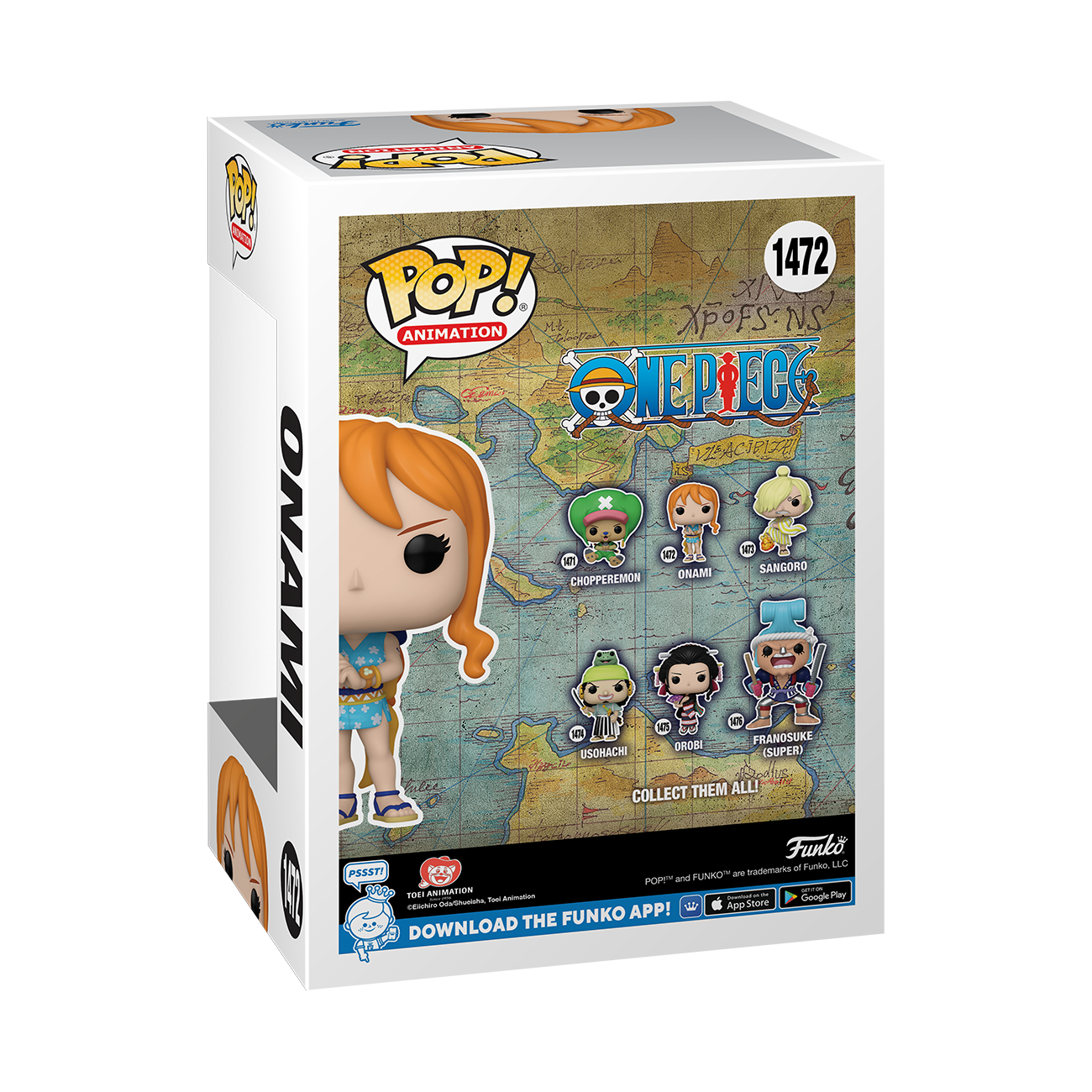 Funko One Piece POP! Television Vinyl Figura Nami 9 cm