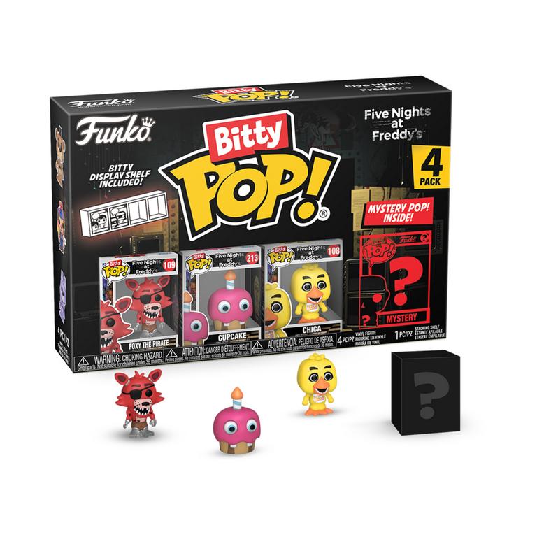 Five Nights at Freddy's Foxy Bitty Pop! Mini-Figure 4-Pack