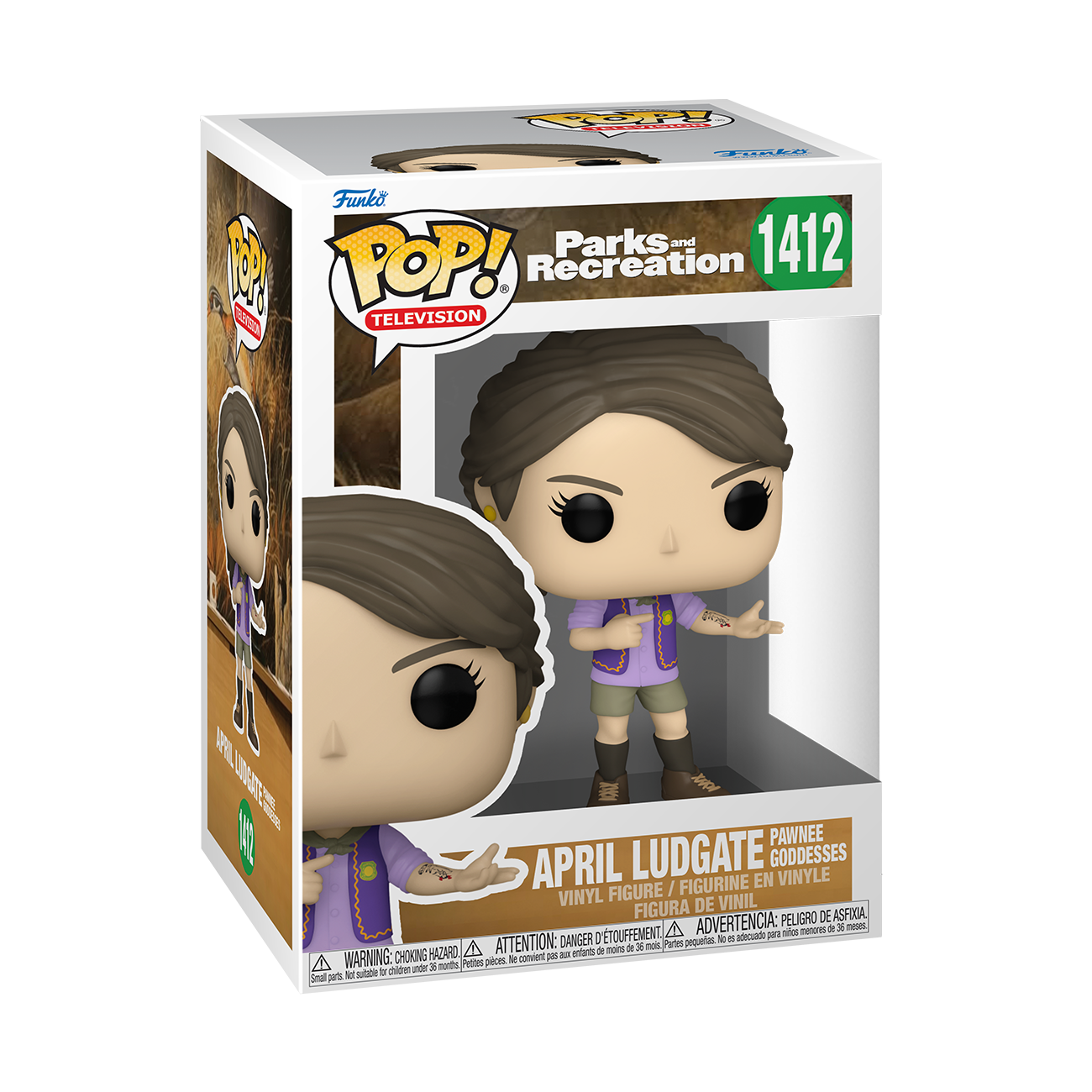 Funko POP! Television: Parks and Recreation April Ludgate (Pawnee Goddesses) 3.65-in Vinyl Figure