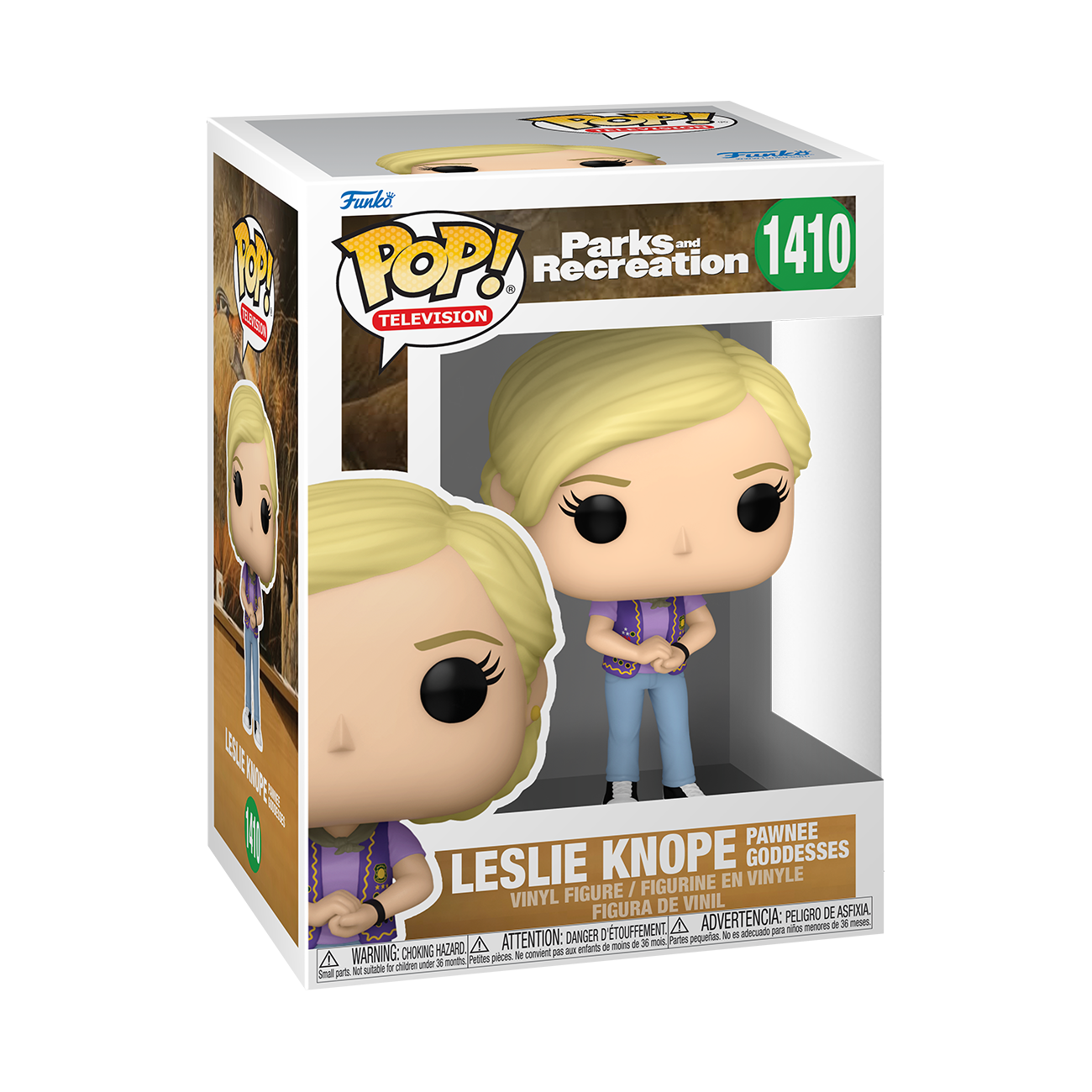 Funko POP! Television: Parks and Recreation Leslie Knope (Pawnee Goddesses) 3.95-in Vinyl Figure