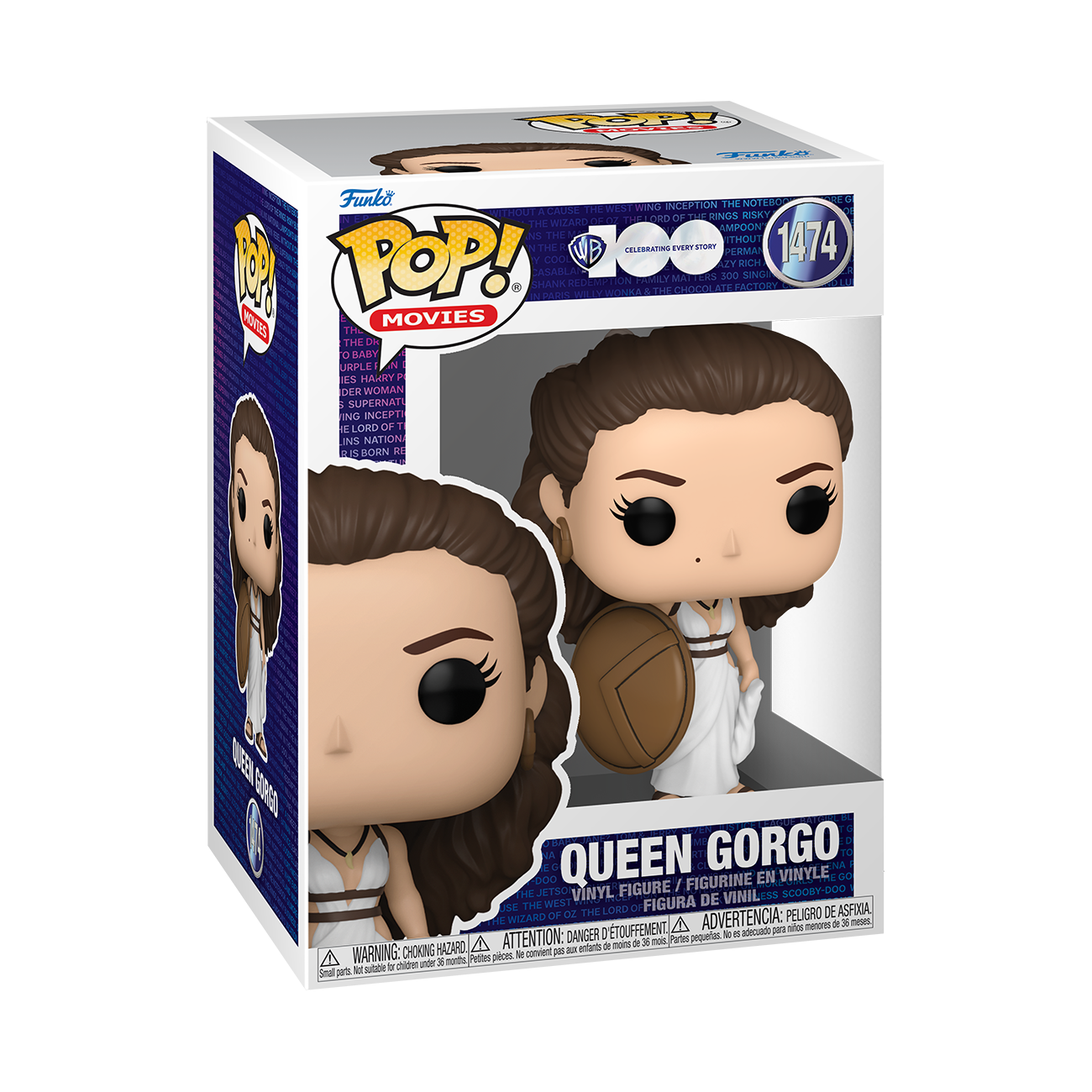 Funko POP! Movies: 300 Queen Gorgo 4.05-in Vinyl Figure