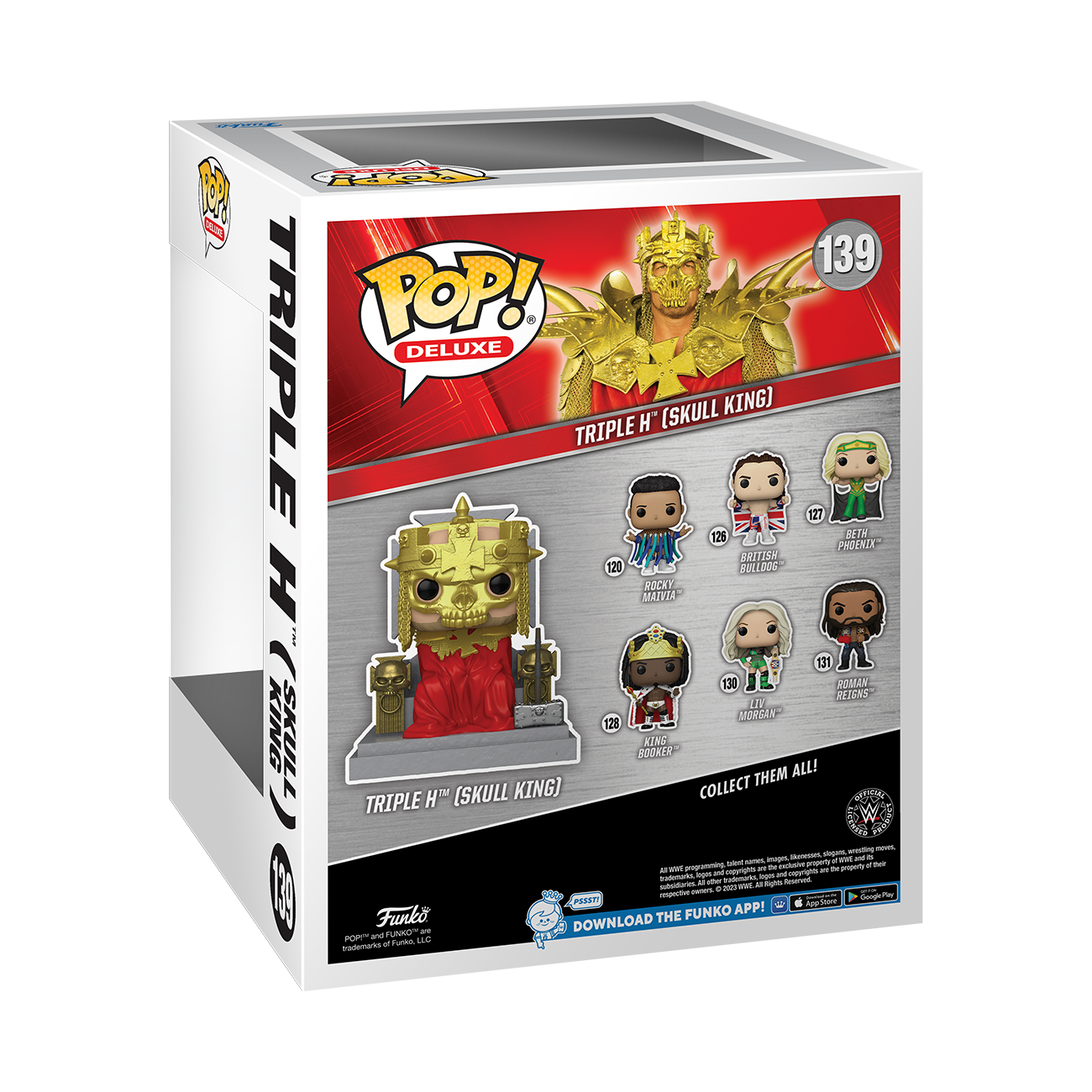 Funko POP! Deluxe WWE Triple H (Skull King) 6.6-in Vinyl Figure