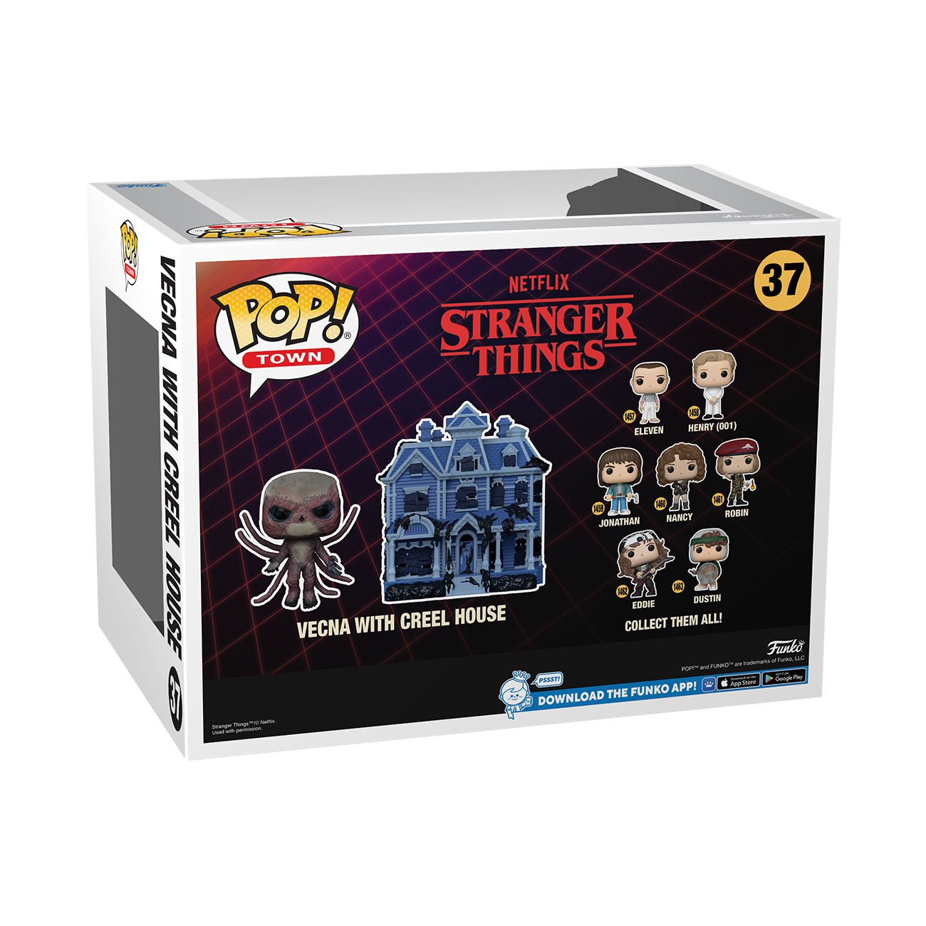 Funko POP! Town: Stranger Things Season 4 Creel House and Vecna Figure Set