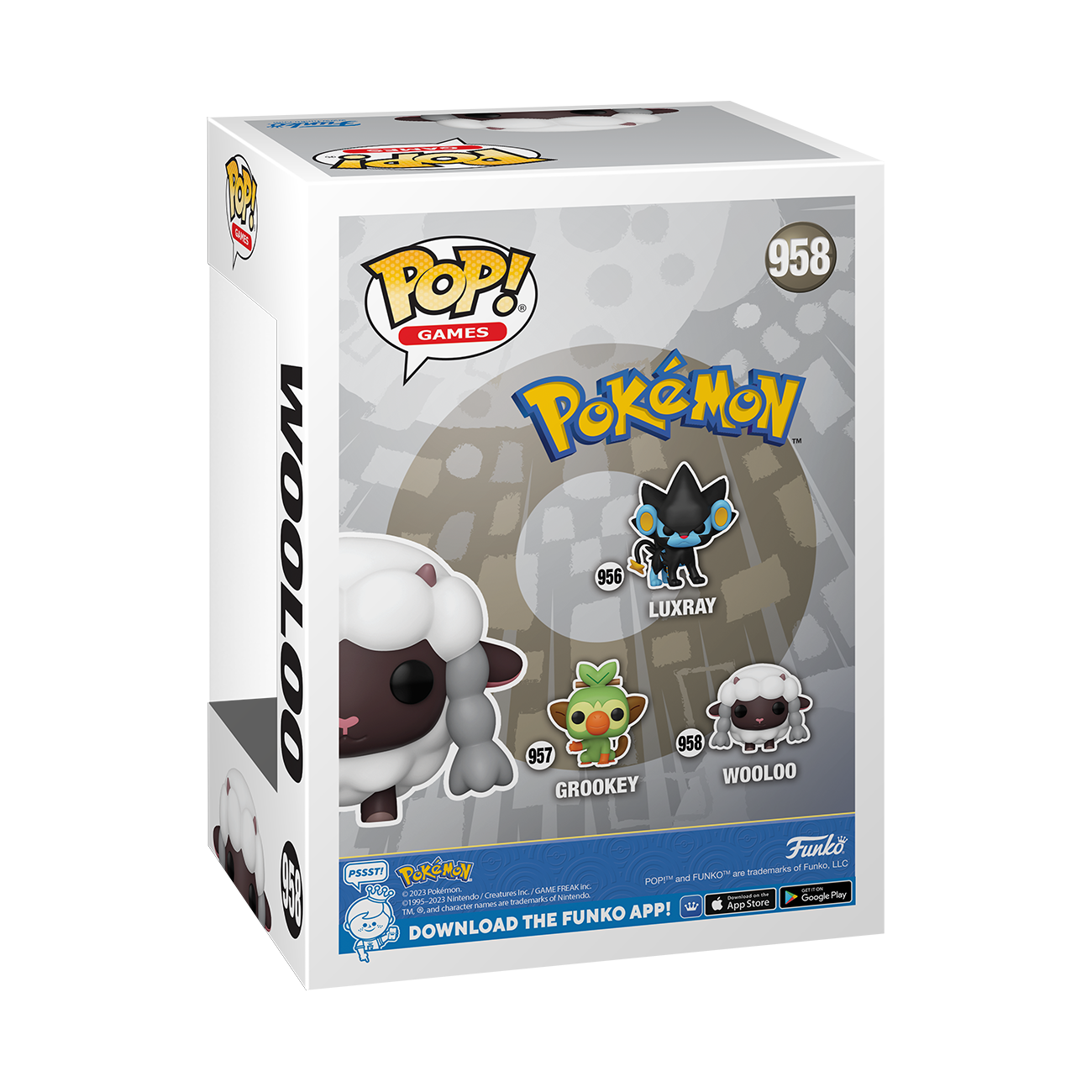 Funko POP! Games:: Pokemon Wooloo 3-in Vinyl Figure