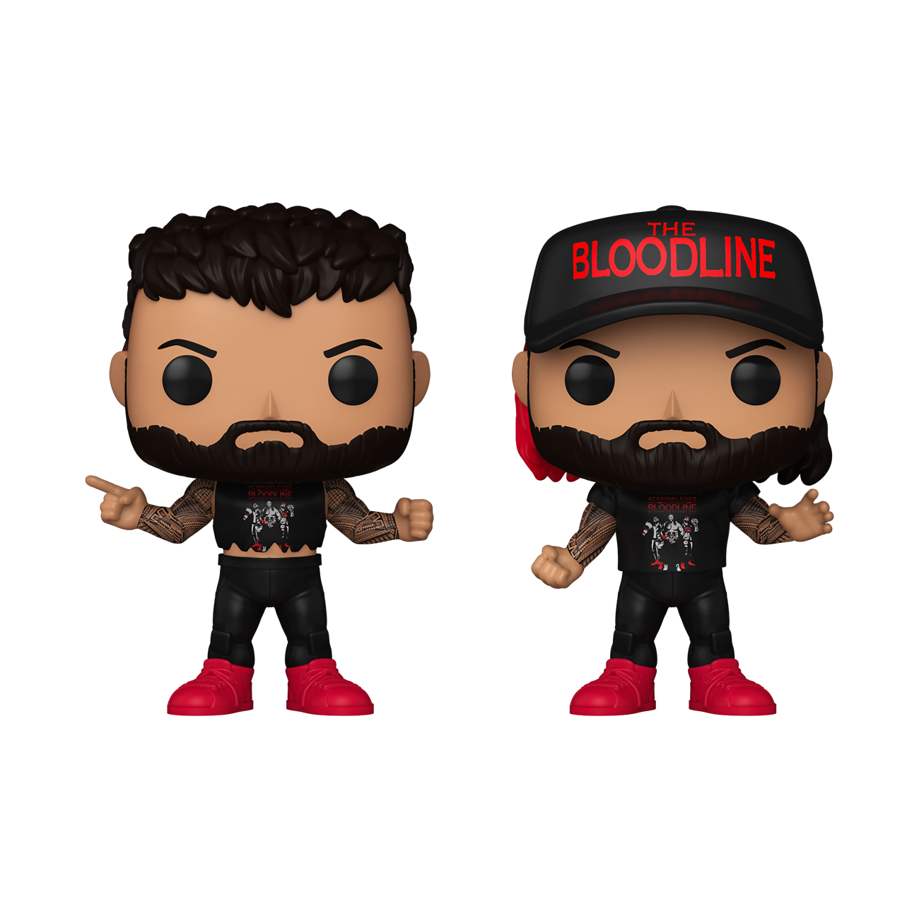 Funko POP WWE Jey Uso and Jimmy Uso 4 in Vinyl Figure Set 2 Pack