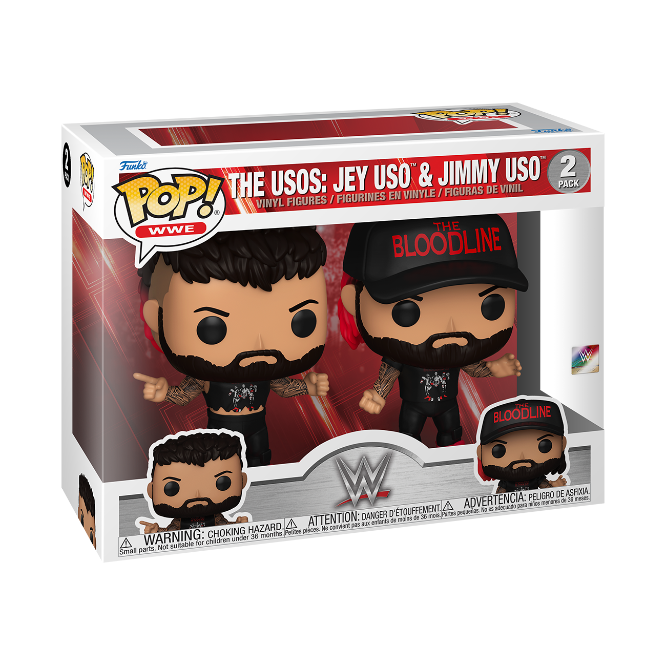 Funko Pop! WWE The Uso Brothers 2-Pack