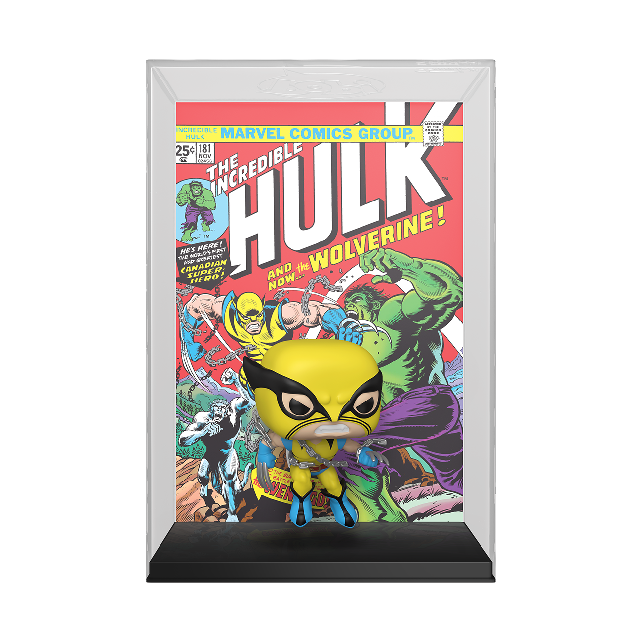 Funko POP! Comic Cover: X-Men Wolverine (The Incredible Hulk Comic no. 181)  3.8-in Vinyl Figure GameStop Exclusive | GameStop