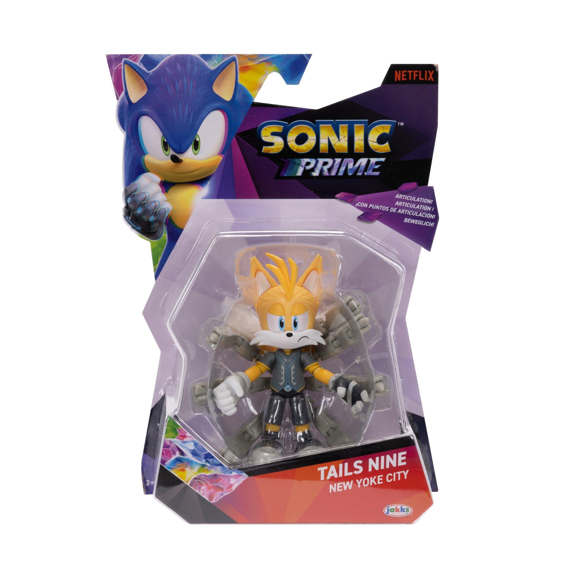  Sonic the Hedgehog 2 The Movie 4 Articulated Action Figure  Collection (Tails) : Toys & Games