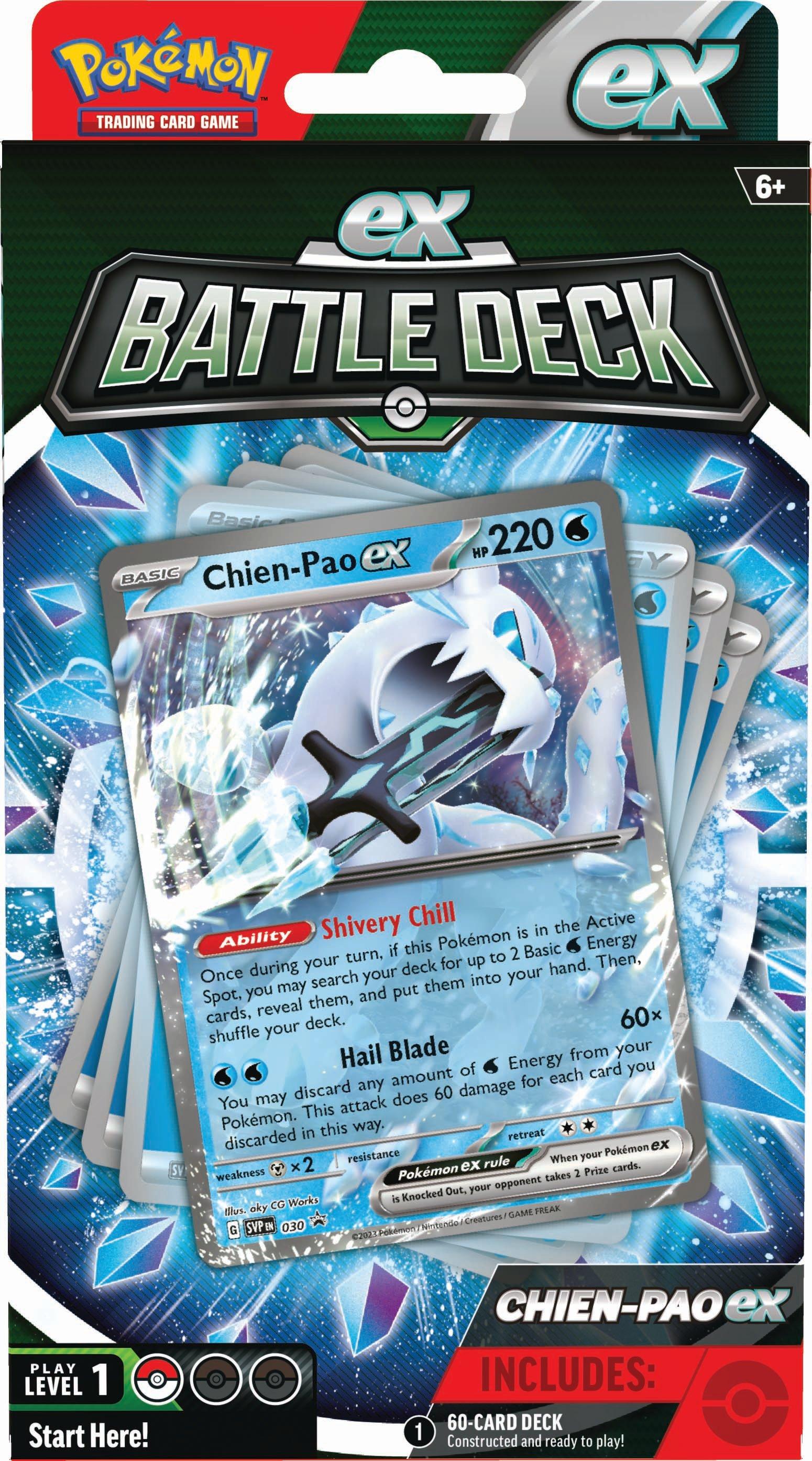 Pokemon Trading Card Game: Chien-Pao ex OR Tinkaton ex Battle Deck (Styles  May Vary)
