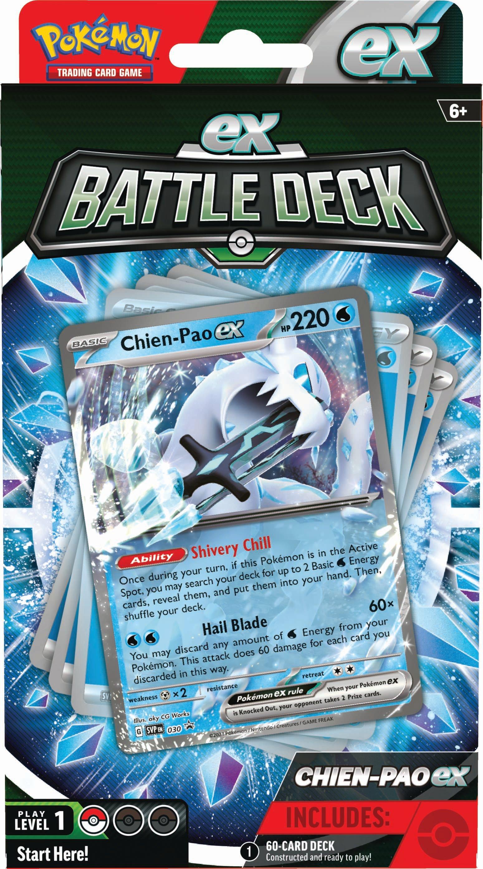 Pokemon Trading Card Game: Chien-Pao ex OR Tinkaton ex Battle Deck (Styles May Vary)