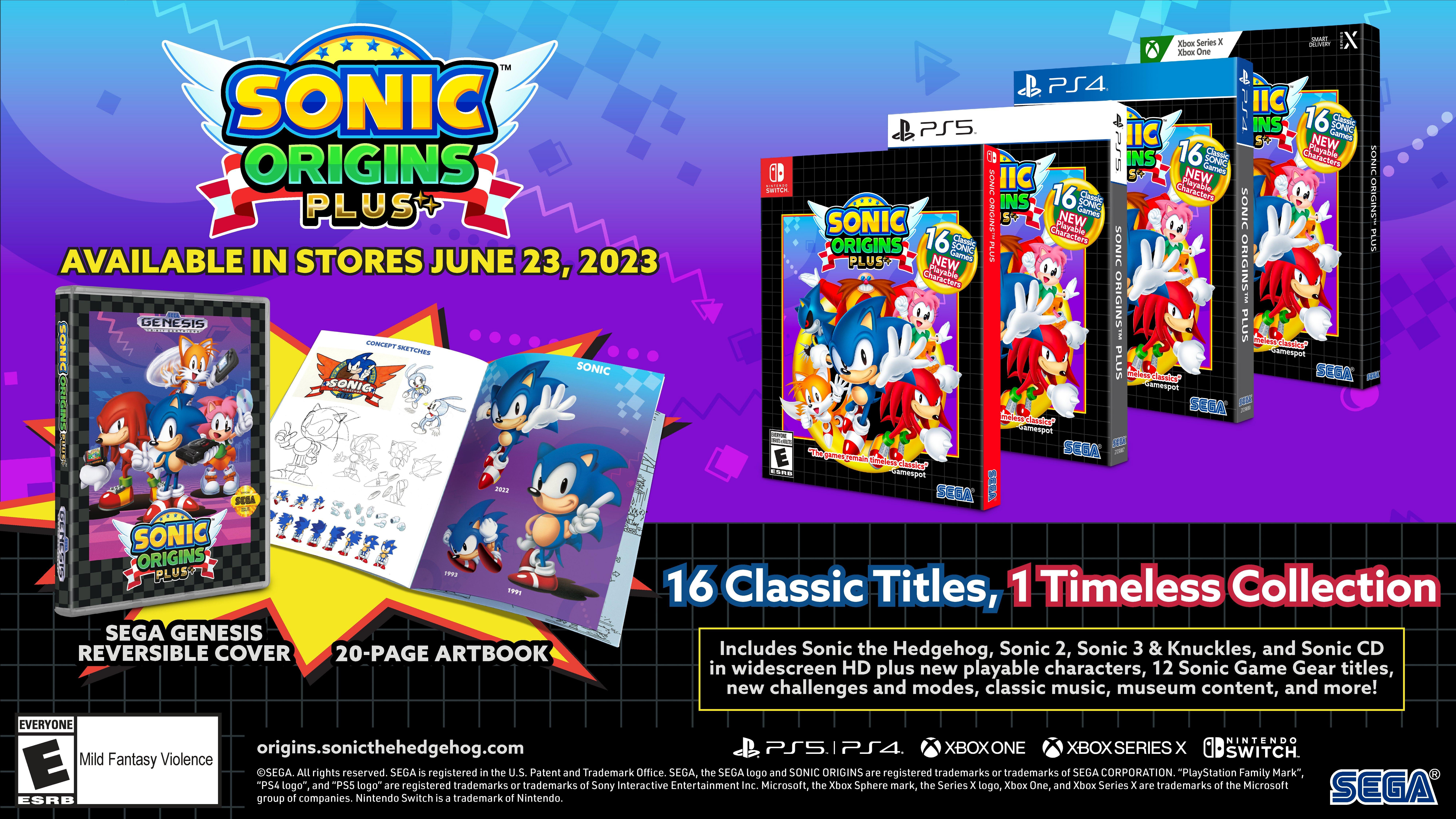 Sonic Origins Plus SEGA GameStop