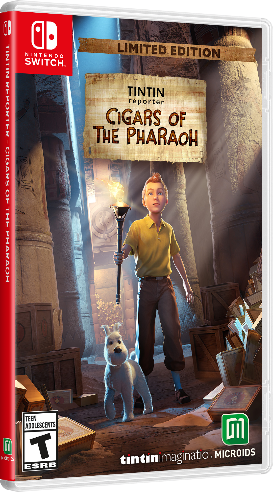 Tintin Reporter les Cigares du Pharaon Edition Limitée sur Switch