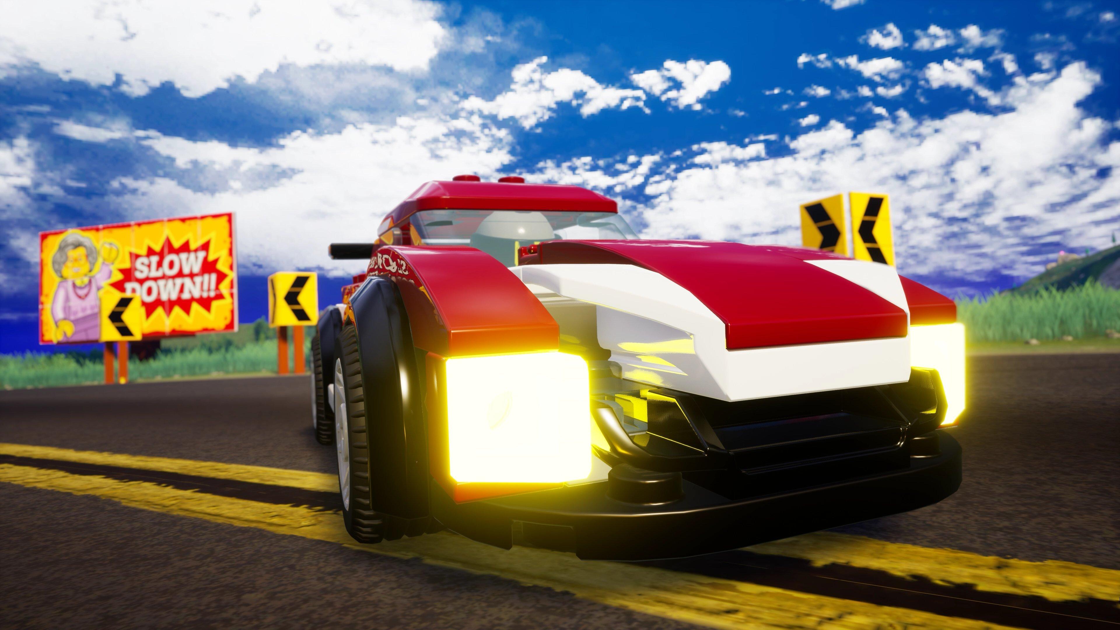 race cars driving road online platform video game level concept