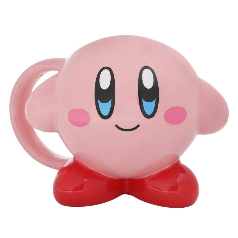 Kirby Smile on 16 oz Ceramic Sculpted Coffee Mug