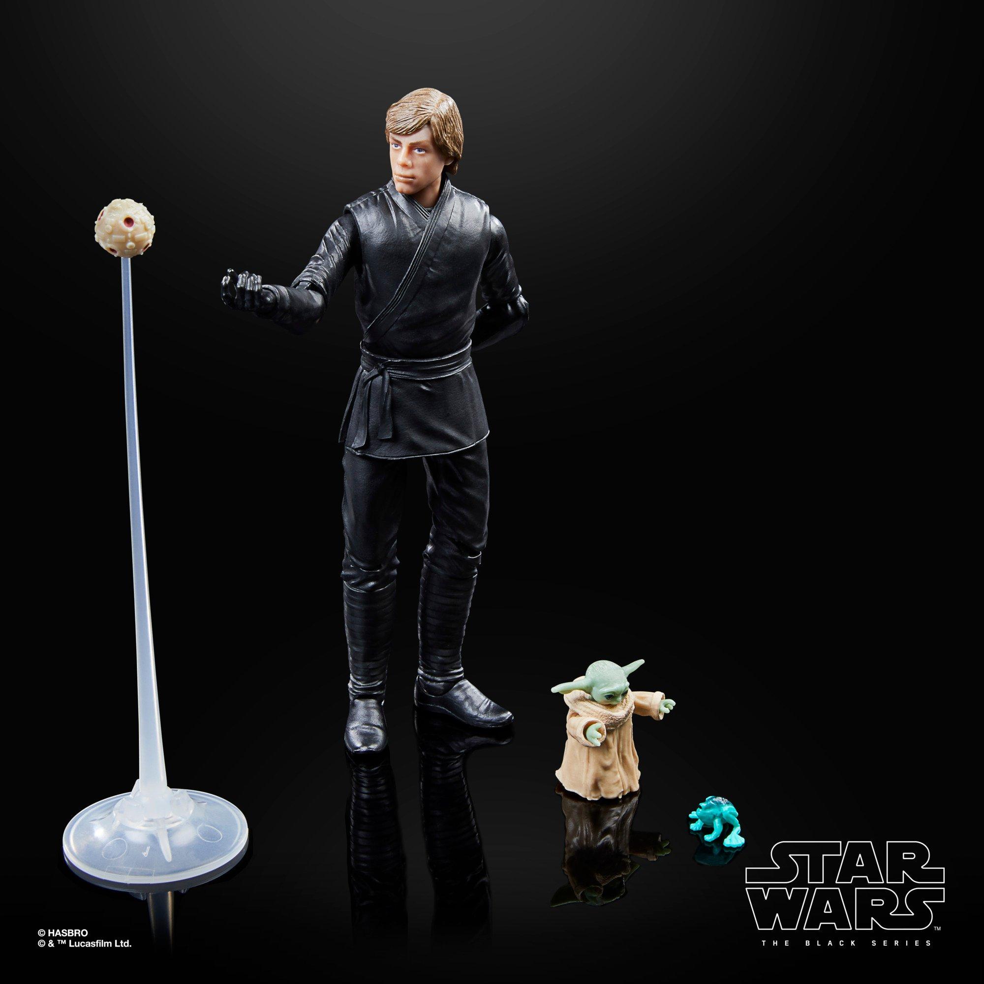 Hasbro Star Wars The Black Series Star Wars: The Book of Boba Fett Luke Skywalker and Grogu 6-in Action Figure Set 2-Pack
