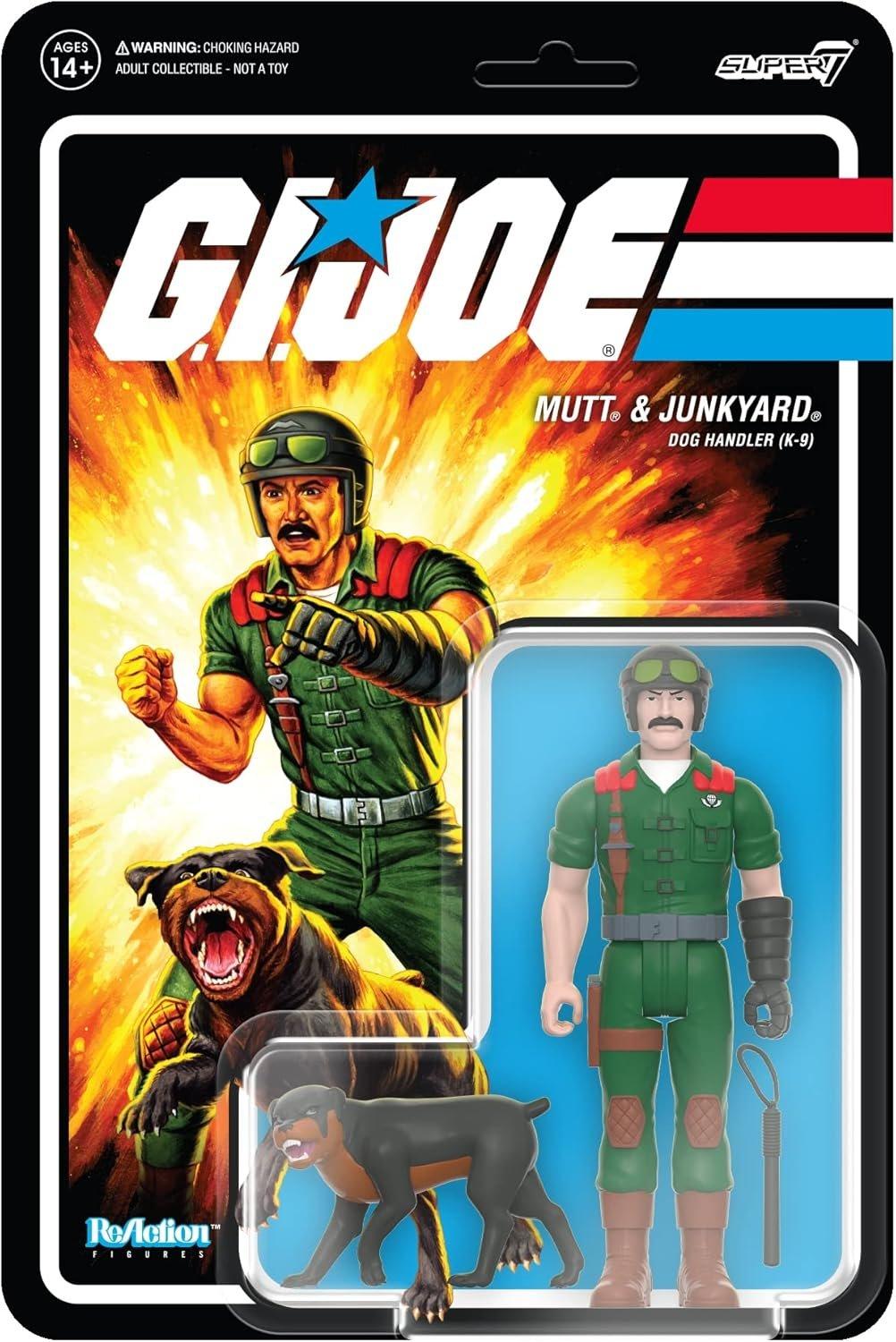 Super7 G.I. Joe ReAction Mutt and Junkyard 3.75-in Action Figure