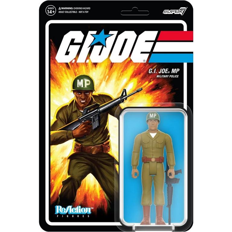 Super7 G.I. Joe ReAction MP Clean Shaven (Brown) 3.75-in Action Figure