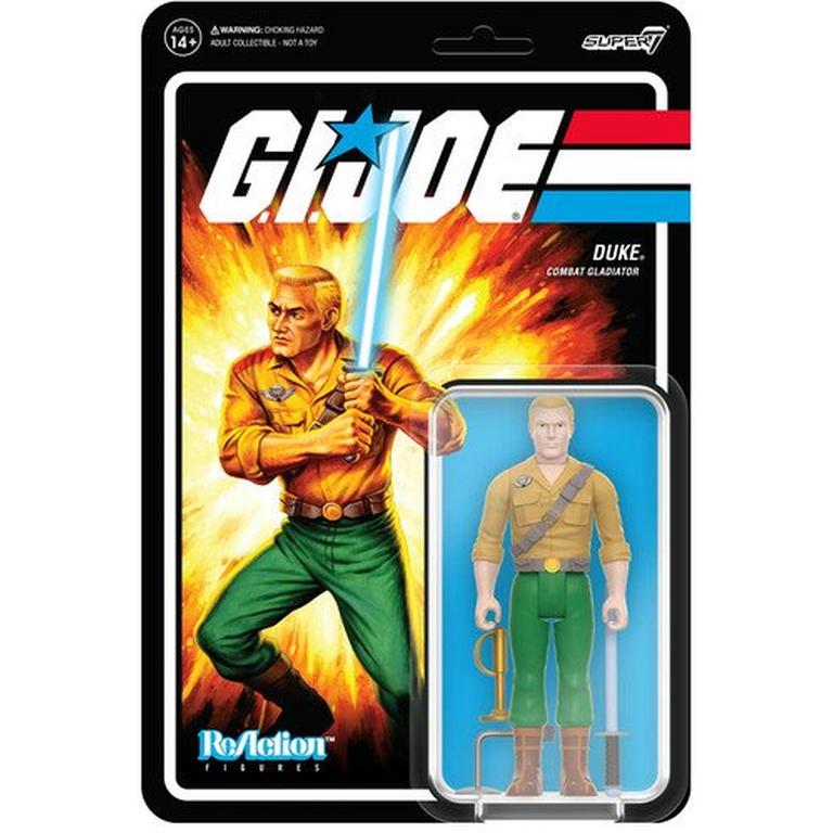 Super7 G.I. Joe ReAction Duke (Combat Gladiator) 3.75-In Action Figure Wave 5