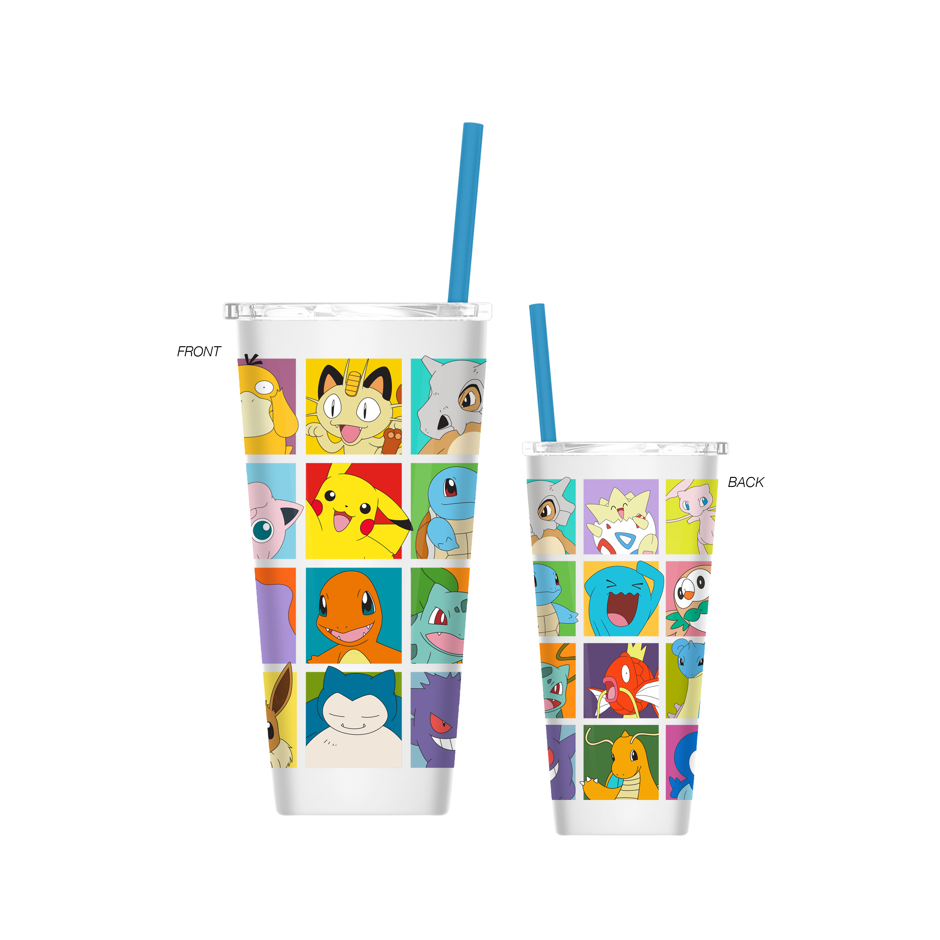 Pokemon Plastic Straws