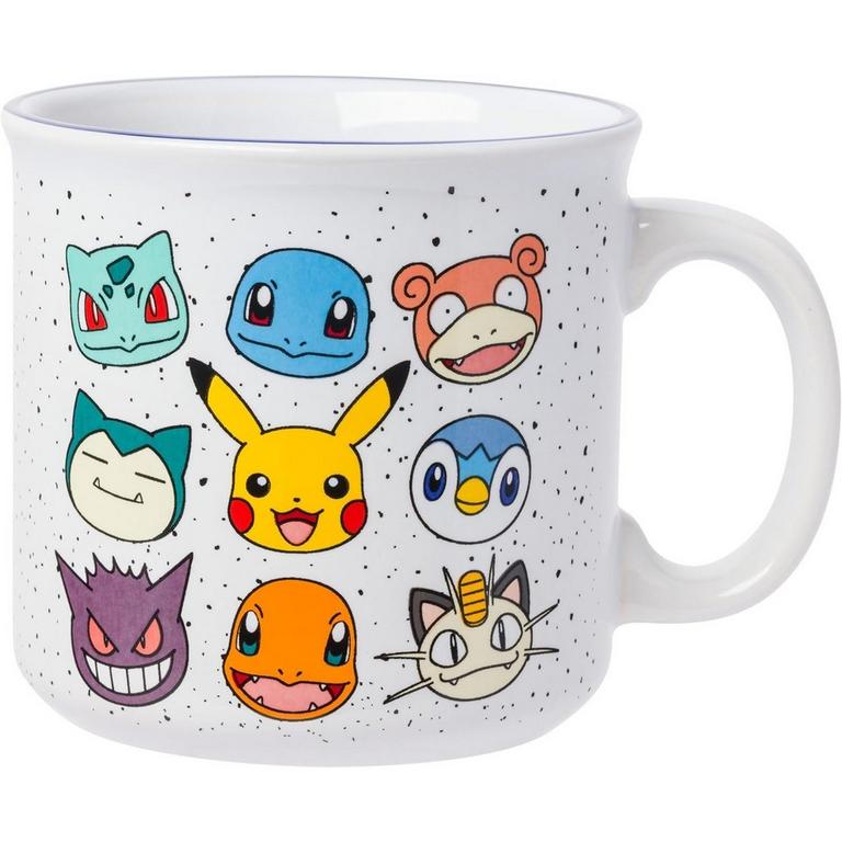 Pokemon Multi Face Set 20oz Ceramic Camper Mug | GameStop