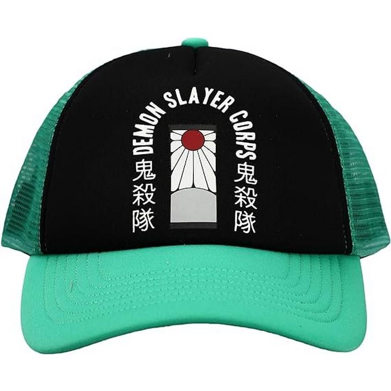 Demon Slayer Corps Foam Green Trucker Hat