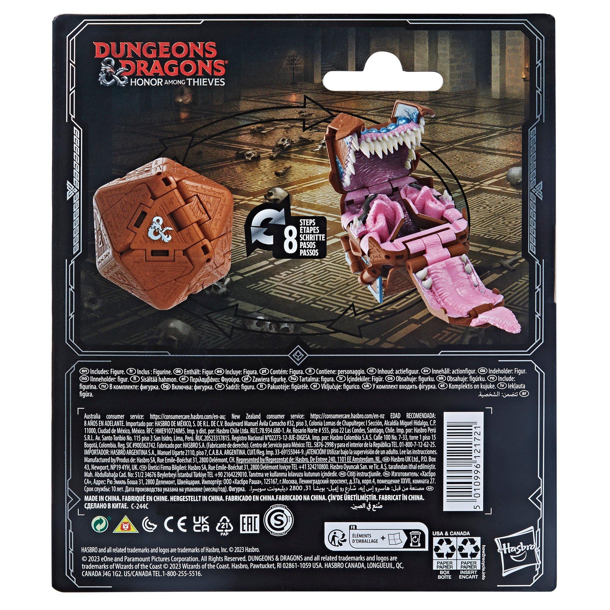 Hasbro Dungeons and Dragons Mimic &#40;Brown&#41; Dicelings d20 Action Figure