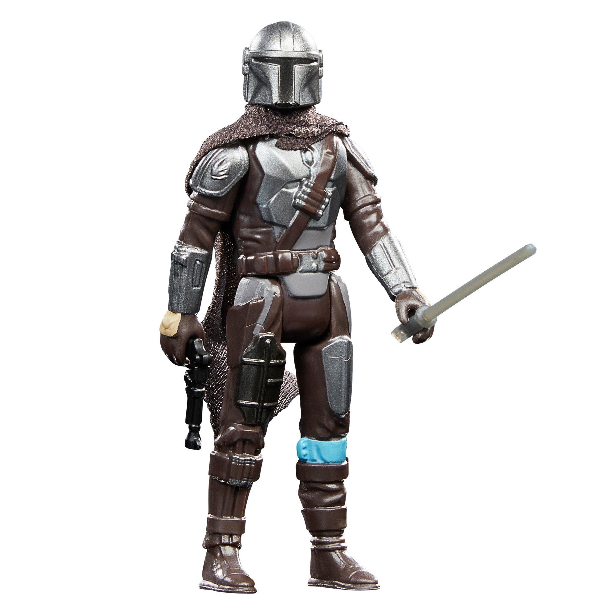  STAR WARS Retro Collection The Mandalorian (Beskar) Toy  3.75-Inch-Scale The Mandalorian Collectible Action Figure, Accessories :  Toys & Games