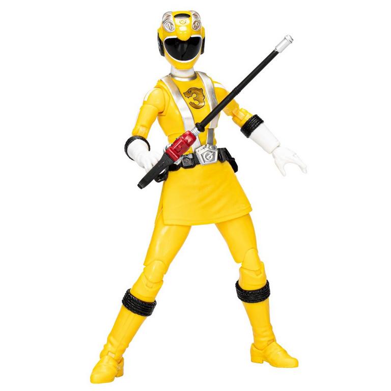 Power Rangers Ninja Storm Legacy Build A Megazord Yellow Ranger 6.5 Action Figure NS Bandai America